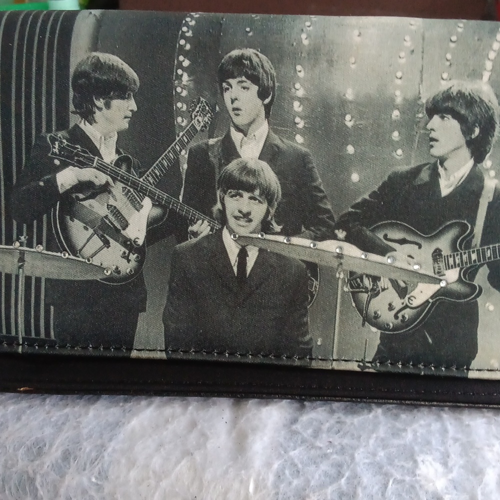 Vintage Beatles clutch wallet